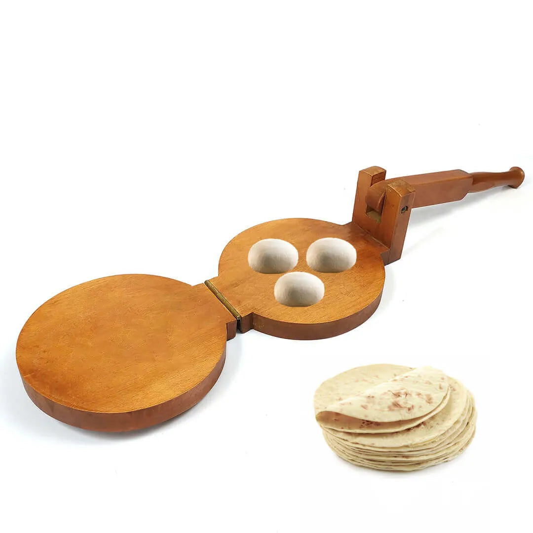Wooden Press Roti Maker
