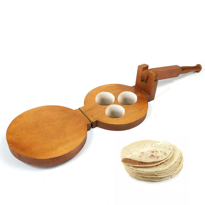 Wooden Press Roti Maker