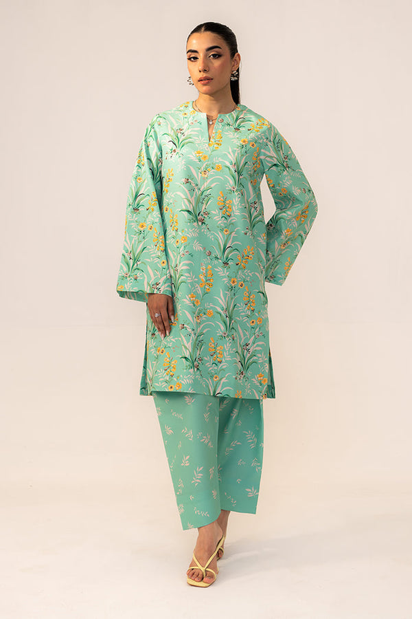 Fleur Co Ords By Sheenora Stitched 2 Piece Lawn Silk Collection'2025-Meadow