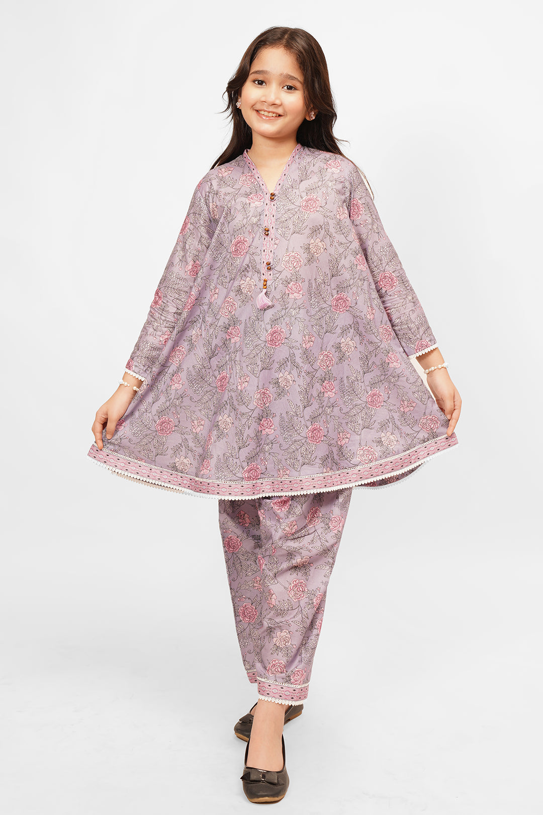 2pcs Suit in Wisteria Purple SKU: ALPRTW-021-G