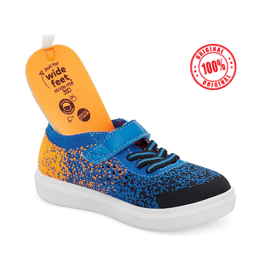 Stride-Rite 360 Unisex Blue/ Orange Sneakers
