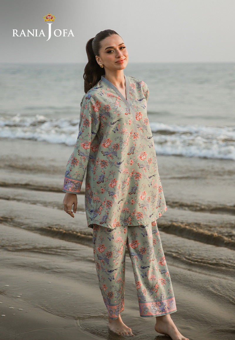RARE-10 STITCHED PRINTED LAWN 2 PCS