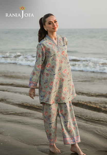 RARE-10 STITCHED PRINTED LAWN 2 PCS