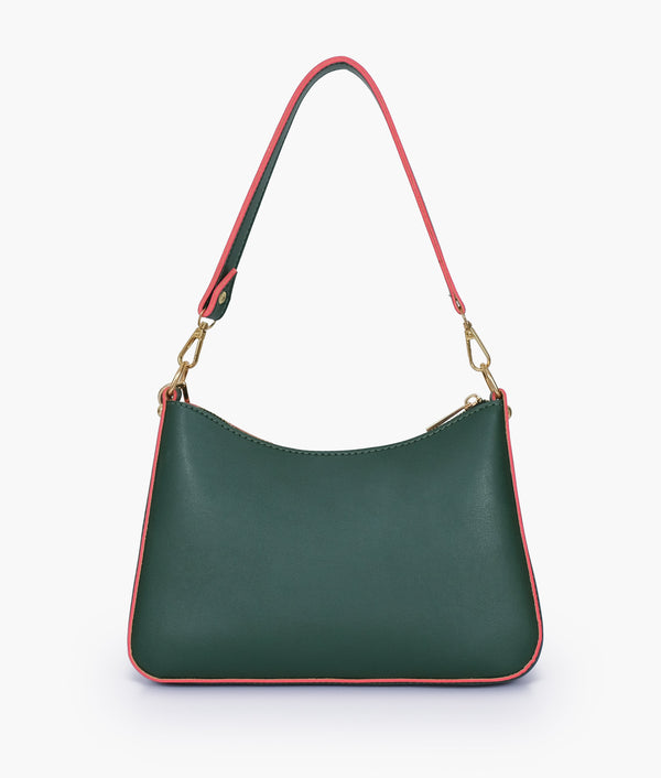RTW Creation - Army green hobo evening bag