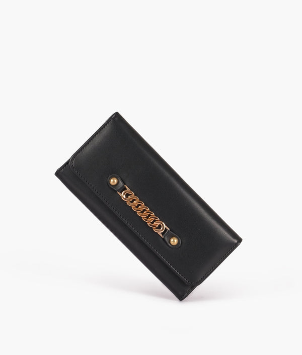 RTW Creation - Black three-fold wallet
