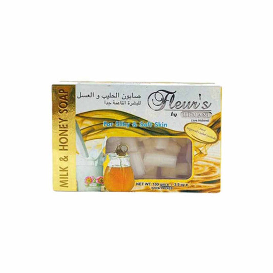 Fleurs Transparent Soap - Milk & Honey
