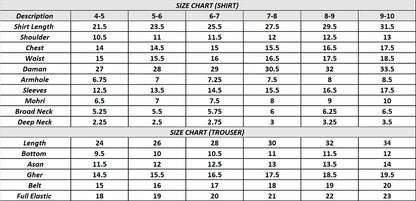 2PCS Jacquard Suit Shirt & Cotton Trouser SKU: EMB-051