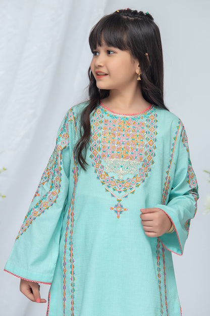 2PCS Jacquard Suit Shirt & Cotton Trouser SKU: EMB-048