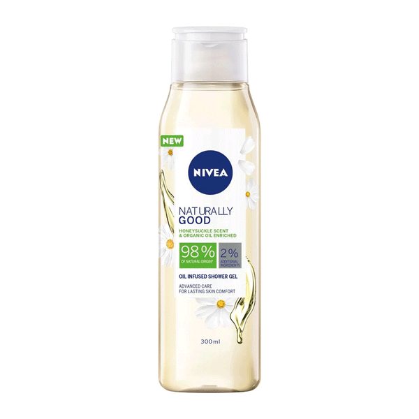 Nivea Naturally Good Oil Infused Shower Gel 300ml