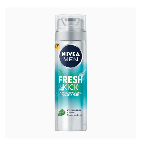 Nivea Men Fresh Kick Shaving Foam 200ml