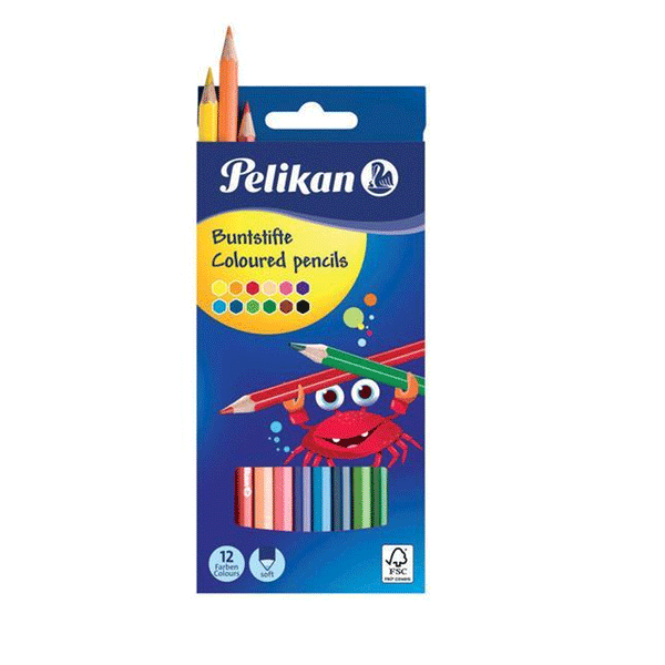 Pelikan Coloured Pencils Buntstifte 12s