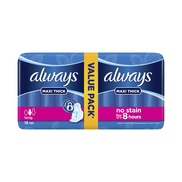Always Pad Maxi Thick Long 18s