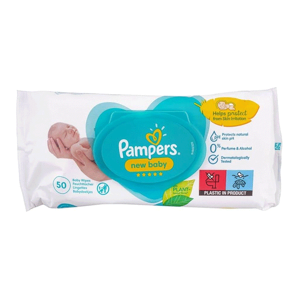 Pampers Wipes Sensitive 50s