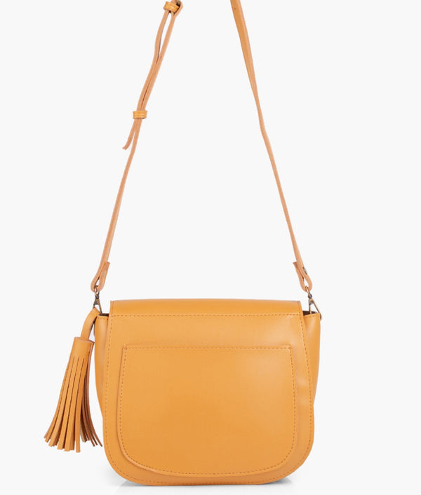 RTW Creation - Mustard foldover saddle bag