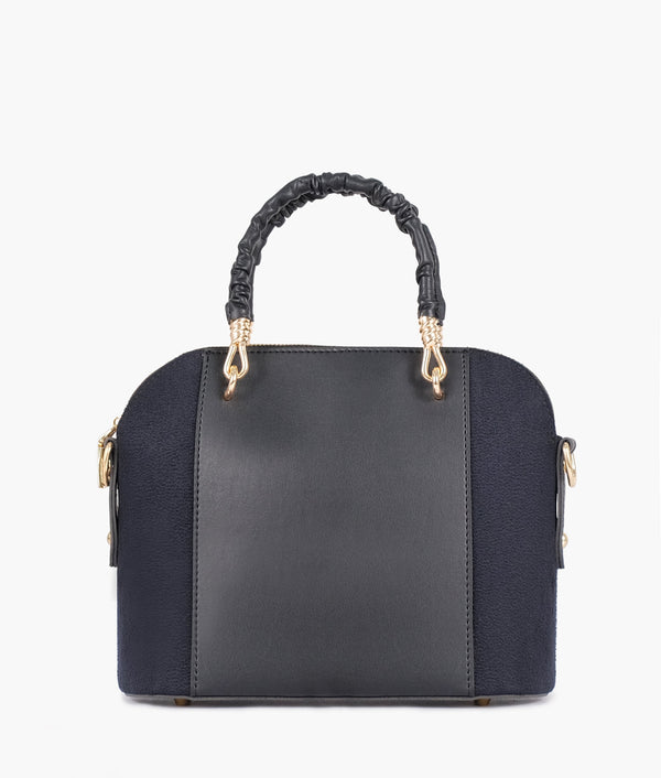 RTW Creation - Black suede small evening bag