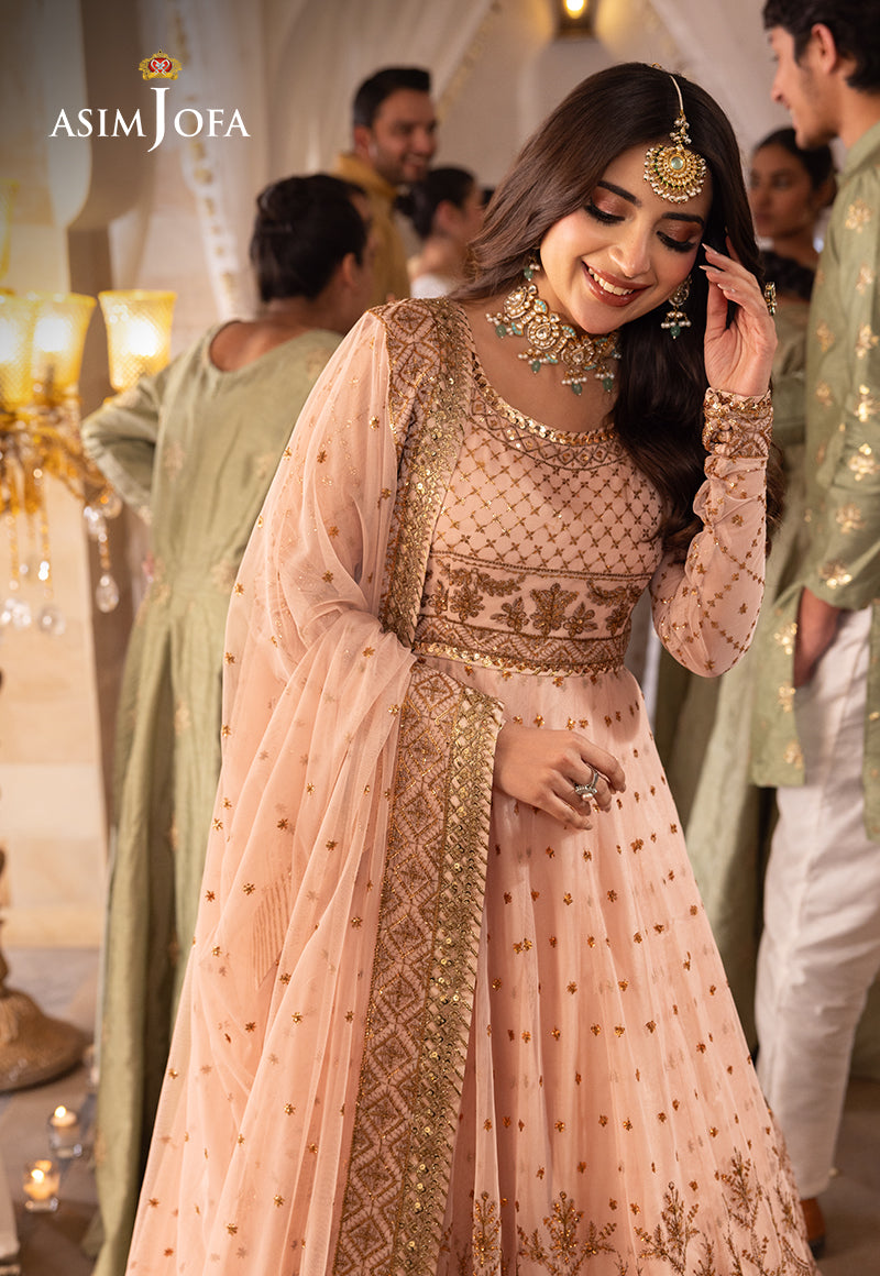 AJSH-15 EMBROIDERED NET 3 PCS