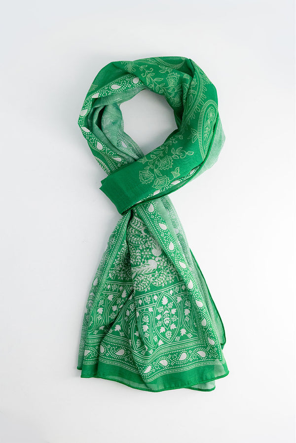 Valerie head scarves/stoles are designed to be lightweight, non-slippery, and breathable-V-STOLE-753
