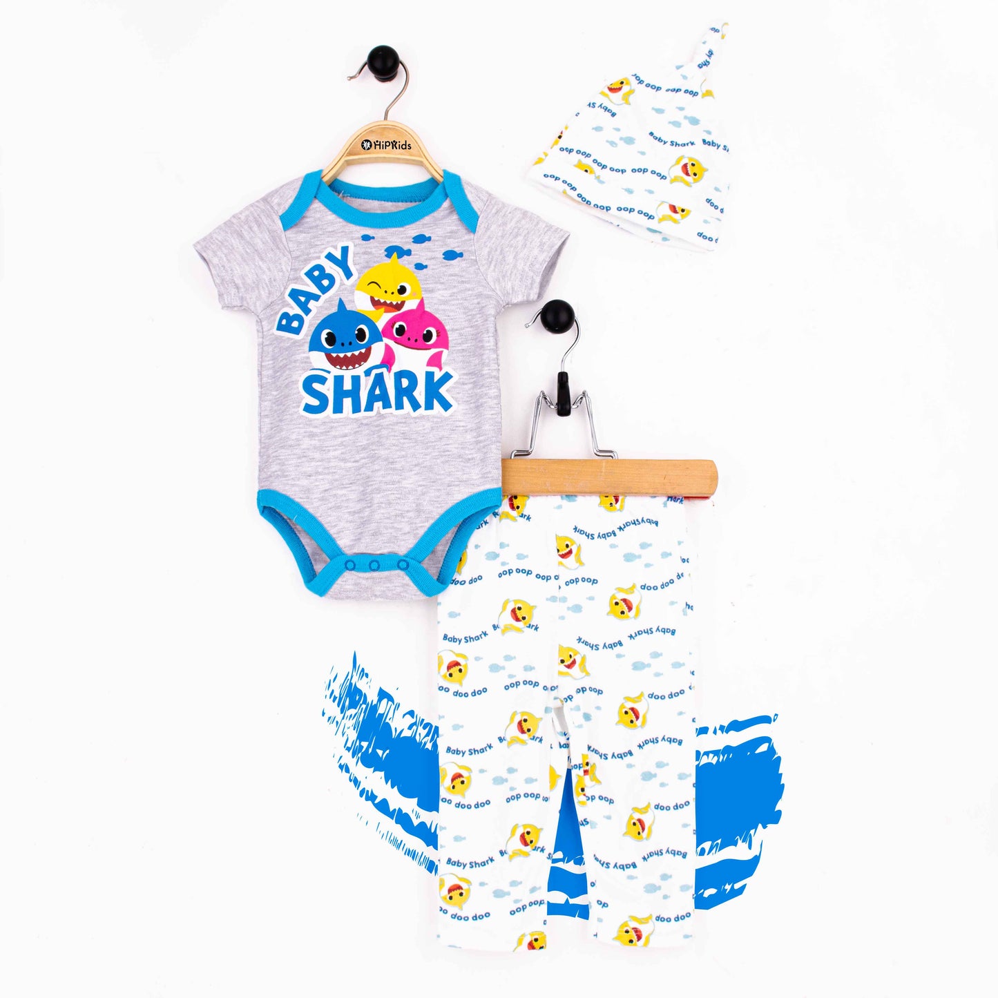 Baby Girl 3 Piece Set Baby Shark