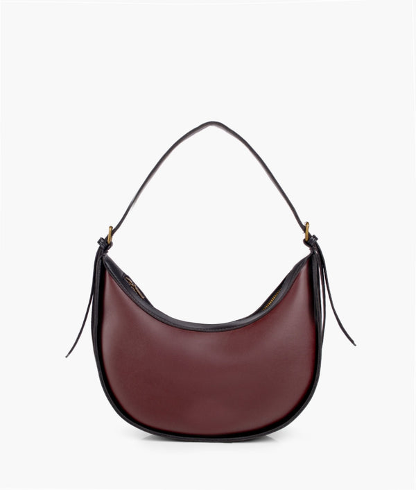 RTW Creation - Burgundy with black hobo bag