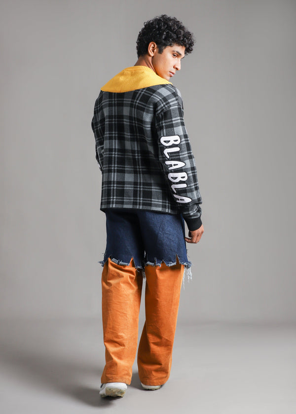 Denim Corduroy Pants