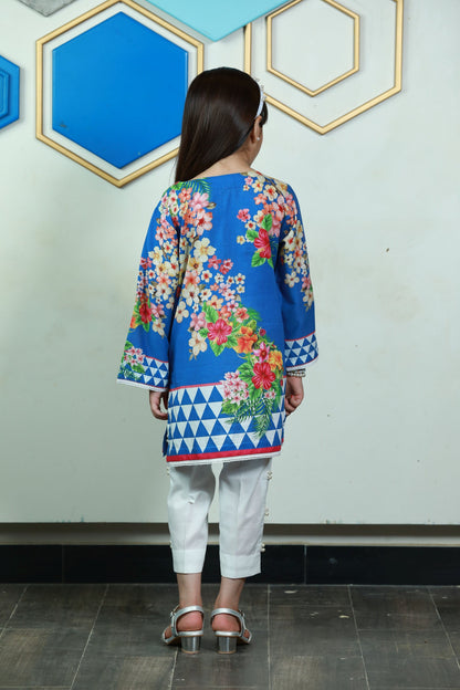 PRST-058 Digital Printed Lawn Shirt & Cotton Trouser
