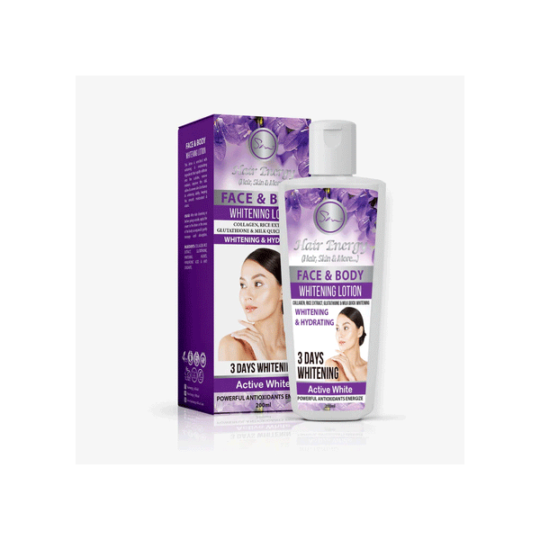 Hair Energy Body Care Face & Body Whitening Lotion 200 Ml