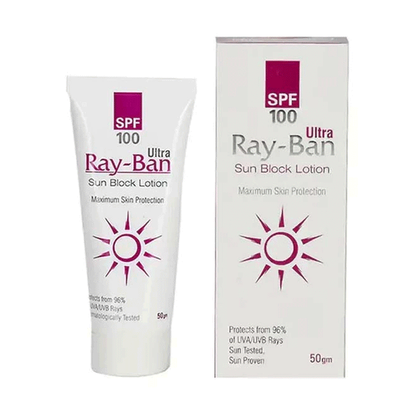 Ray-Ban Ultra Sun Block Lotion SPF 100 50g