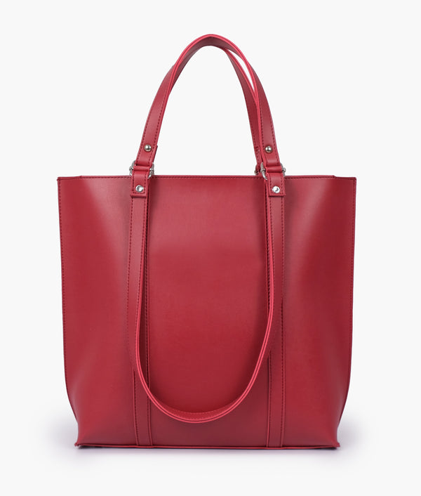 RTW Creation - Maroon double-handle tote bag