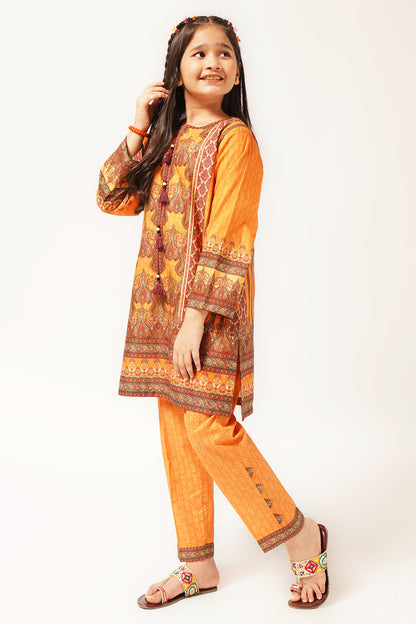 2pcs Suit in Ocher Gold SKU: WRTW-080