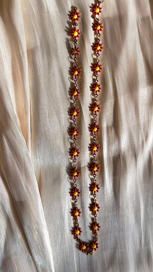 Wildflower Red Necklace