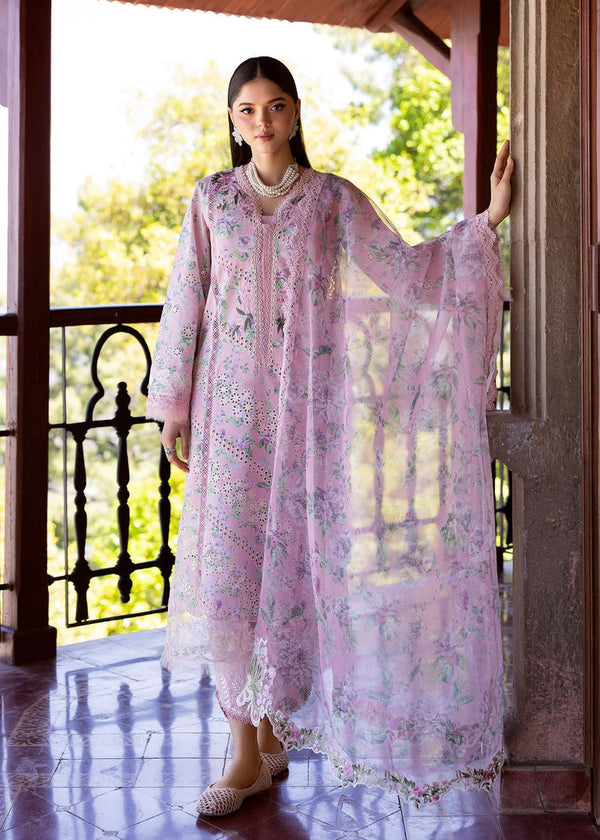 Bloom By Saira Shakira Unstitched 3 Piece Luxury Lawn Collection'2025-05-A-Celestial Breeze