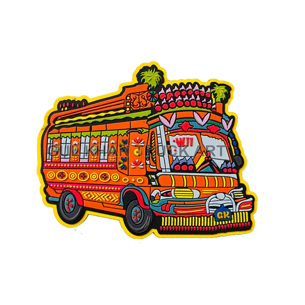 Gul Khan W11 Premium Rubber Fridge Magnet