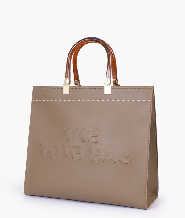 RTW Creation - Coffee signature tote bag