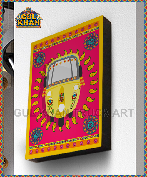 Wall Frame Rickshaw Design
