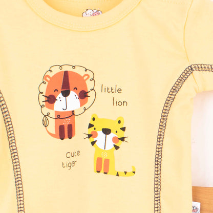 Baby Boy 2 Piece Set Yellow Little Lion
