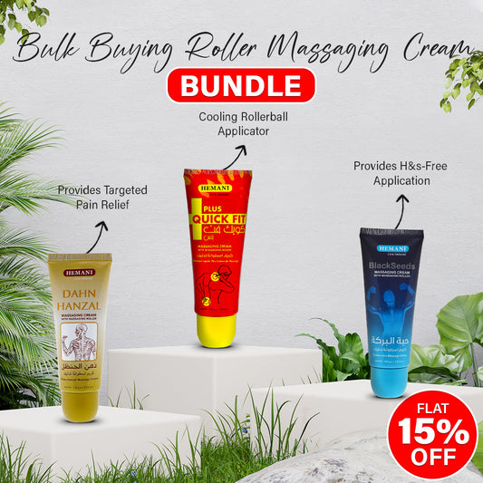 Pack of 3 Roller Massaging Cream
