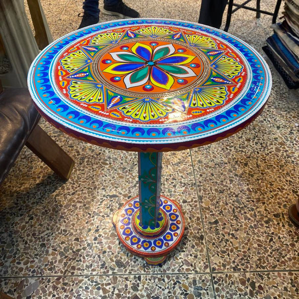 Naqshi Chamakpatti Art Table