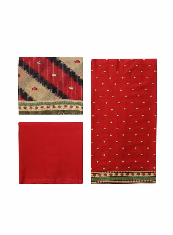 Classic Virsa By Imwaj Printed Jacquard Lawn 3 Piece Unstitched Suit IM25CV PJL-188