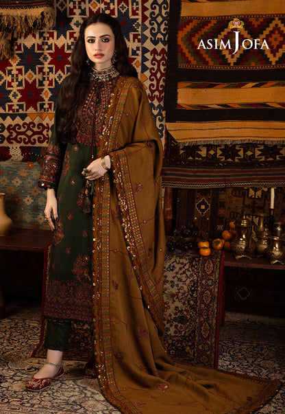 AJKT-10 EMBROIDERED SELF TWILL 3 PCS