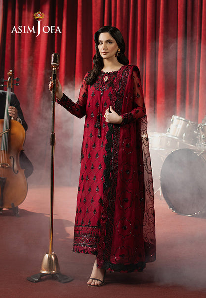 AJPF-07 EMBROIDERED CHIFFON 3 PCS