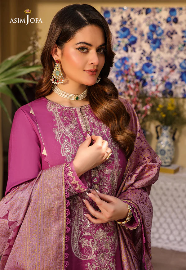 AJZB-07 EMBROIDERED CAMBRIC 3 PCS