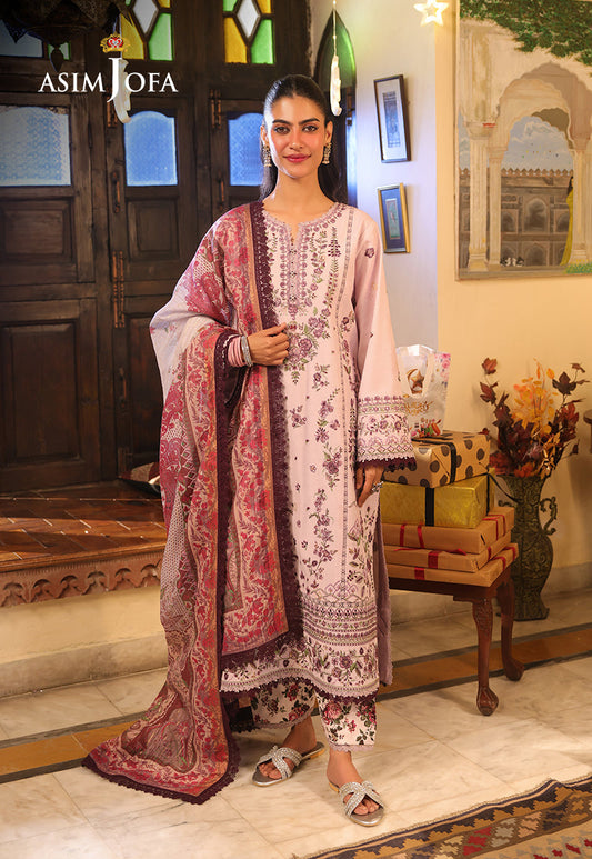 AJUBU-05 Embroidered Jacquard 3 Pcs