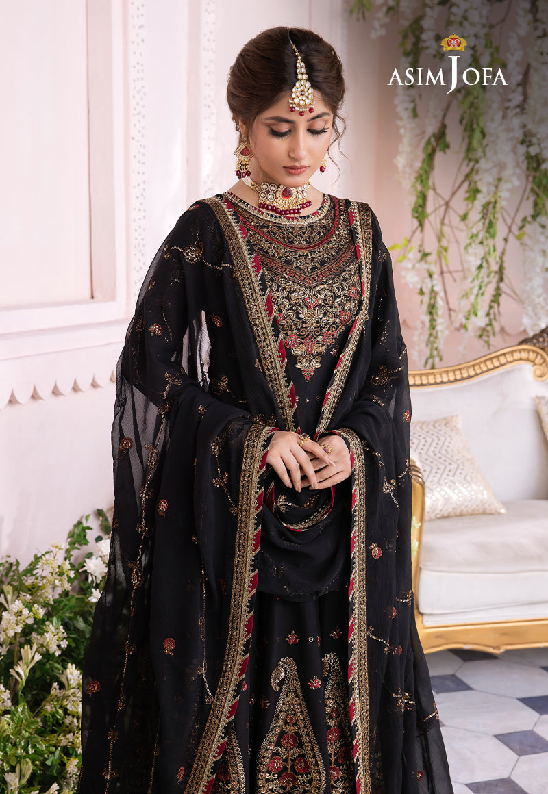 AJCC-06 EMBROIDERED CHIFFON 3 PCS