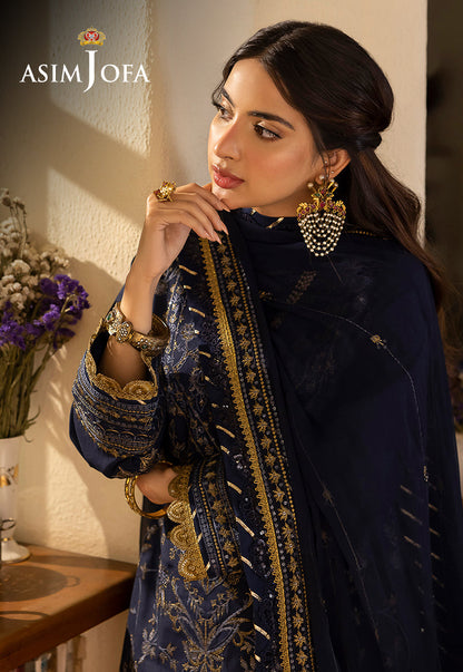 AJSW-30 EMBROIDERED POLY VISCOSE 3 PCS