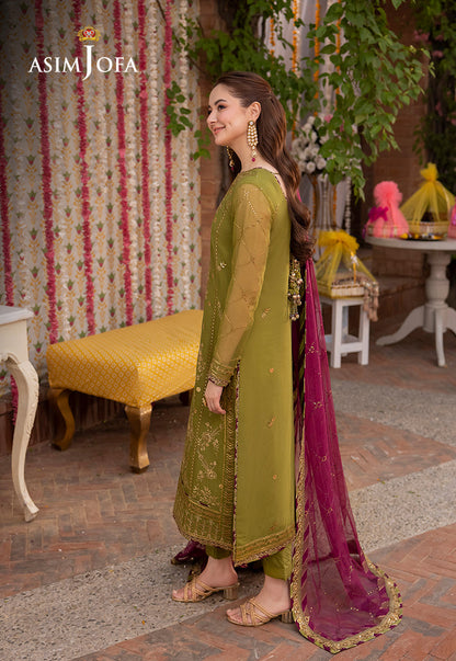 AJMJ-16 EMBROIDERED CHIFFON 3 PCS