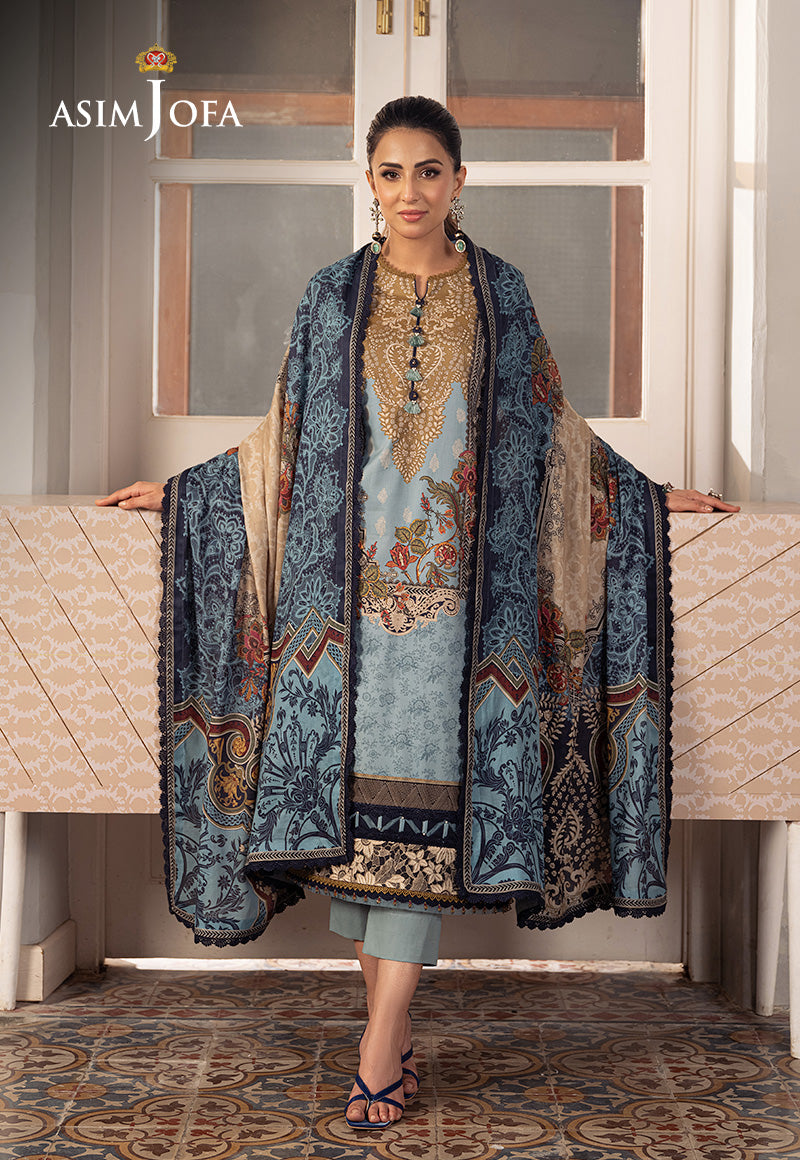 AJARP-27 PRINTED LAWN STITCHED 3 PCS