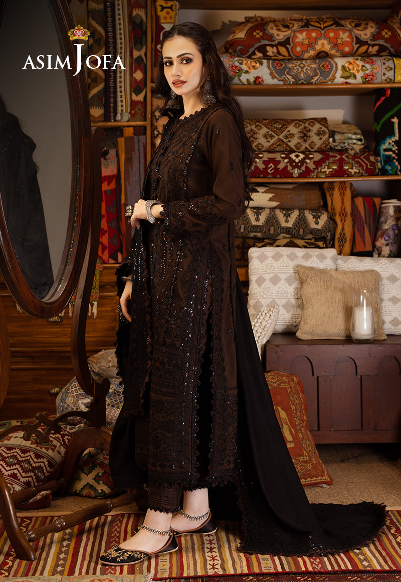 AJKT-04 EMBROIDERED COTTON KARANDI 3 PCS