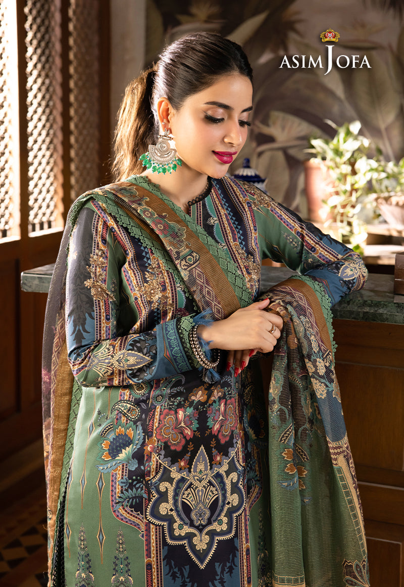 AJRWP-24 PRINTED PREMIUM WINTER COTTON STITCHED 3 PCS