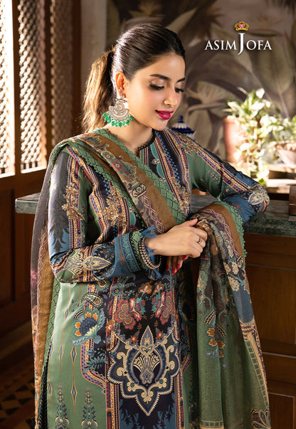 AJRWP-24 PRINTED PREMIUM WINTER COTTON STITCHED 3 PCS