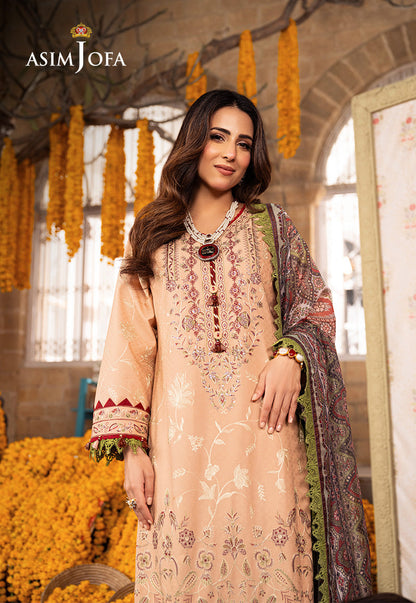 AJAR-31 EMBROIDERED JACQUARD 3 PCS
